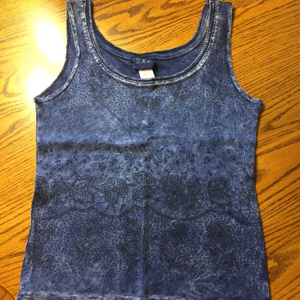 Blue Ora tank top
